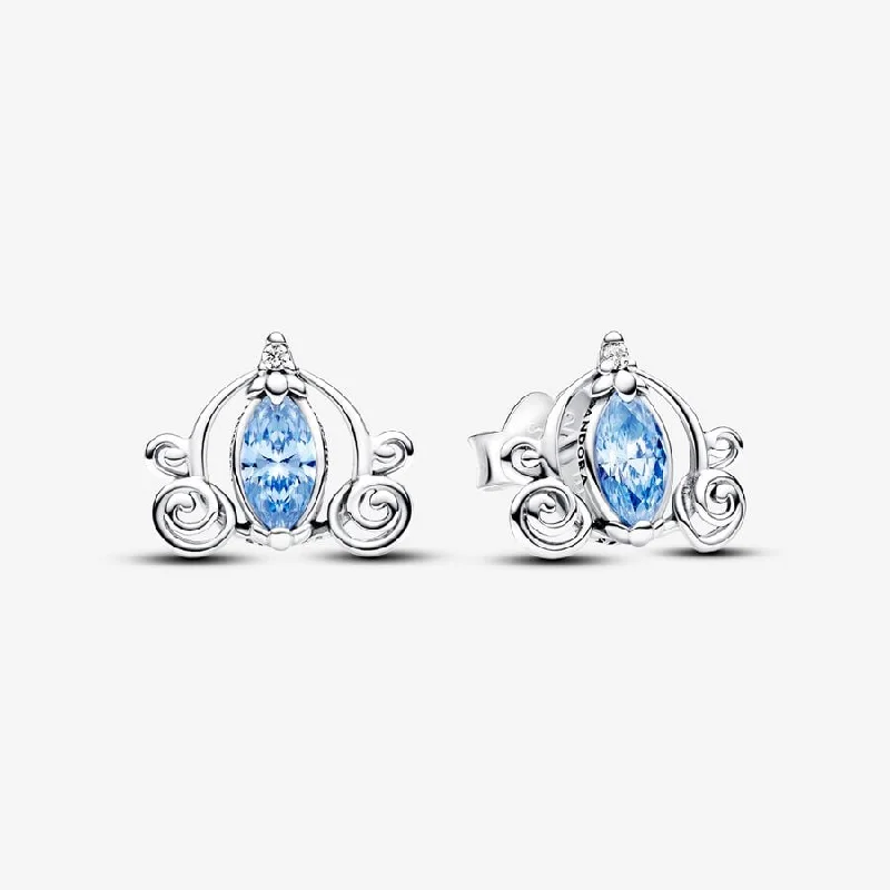 High-End Drop Earrings-Disney Cinderella's Carriage Stud Earrings