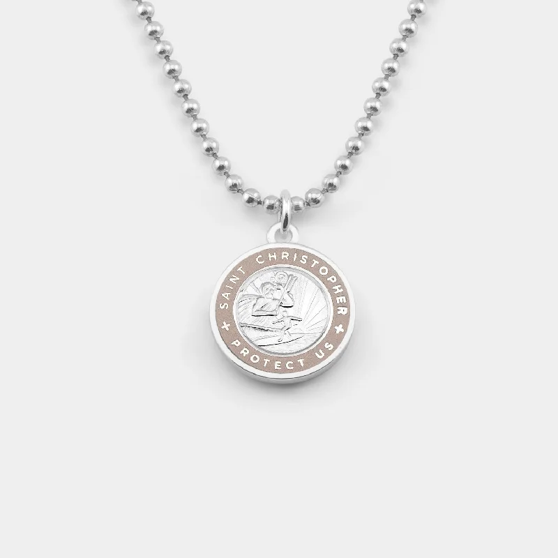 Friendship Necklaces-Medium - Silver / Petal