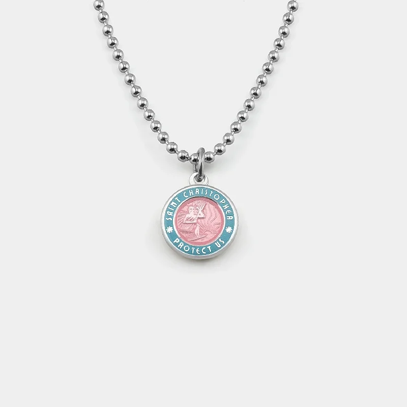 Custom Necklaces-Small - Pink / Baby Blue