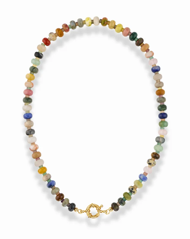 Animal Necklaces-Macey Gemstone Necklace