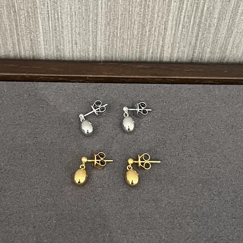 Colorful Gold Earrings-Exquisite Mini 925 Sterling Silver Earrings