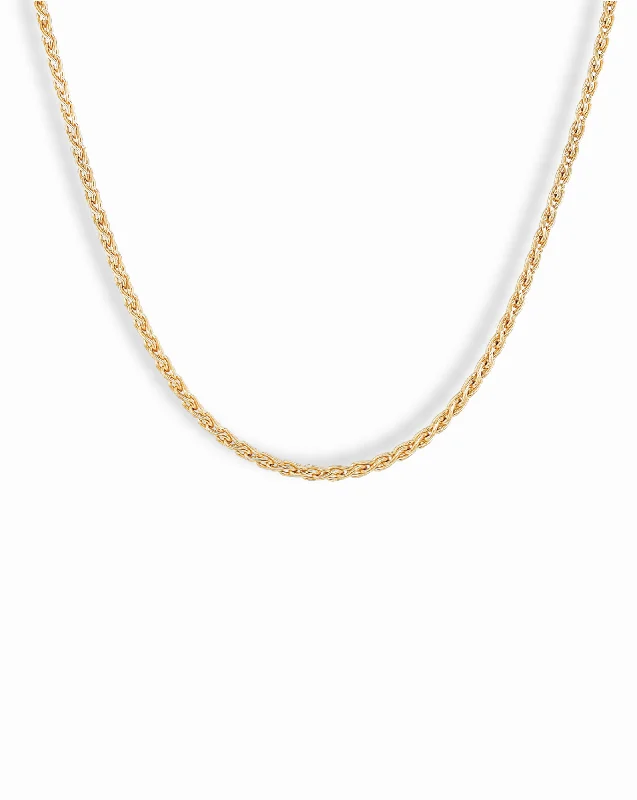 Opal Necklaces-Jessi Wheat Chain Necklace