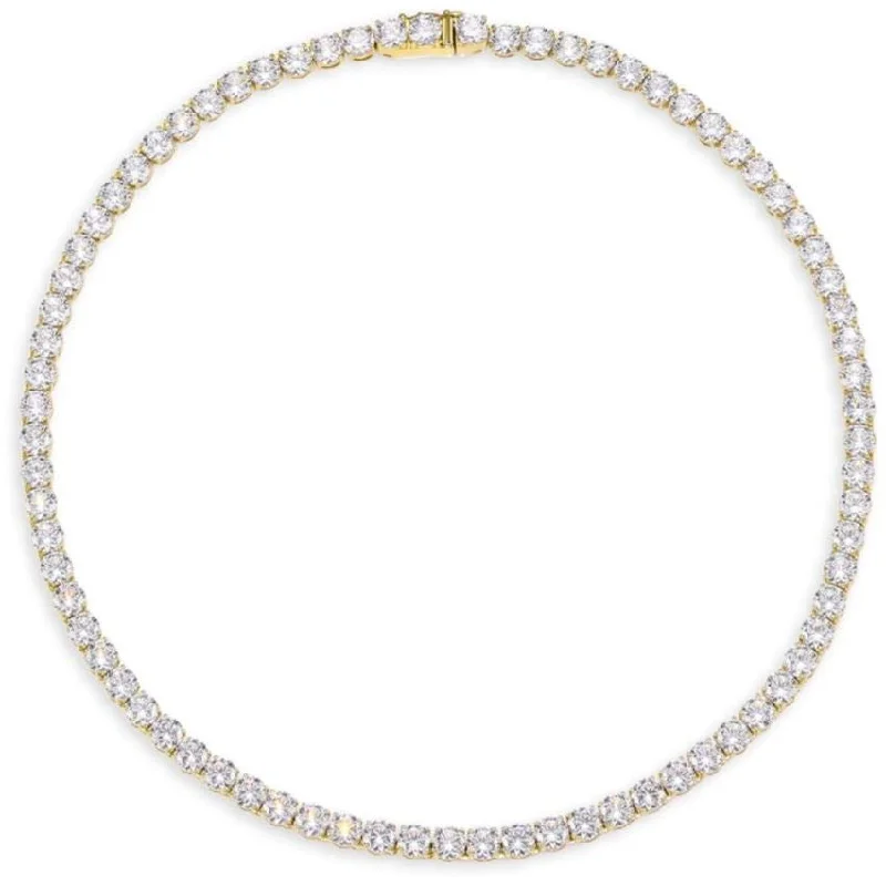 Designer Gold Necklaces-Karla Tennis Necklace