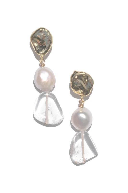 Silver and Gold Earrings-CABO EARRINGS