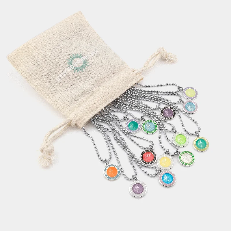 Colorful Gemstone Necklaces-3 Small Mystery Necklaces