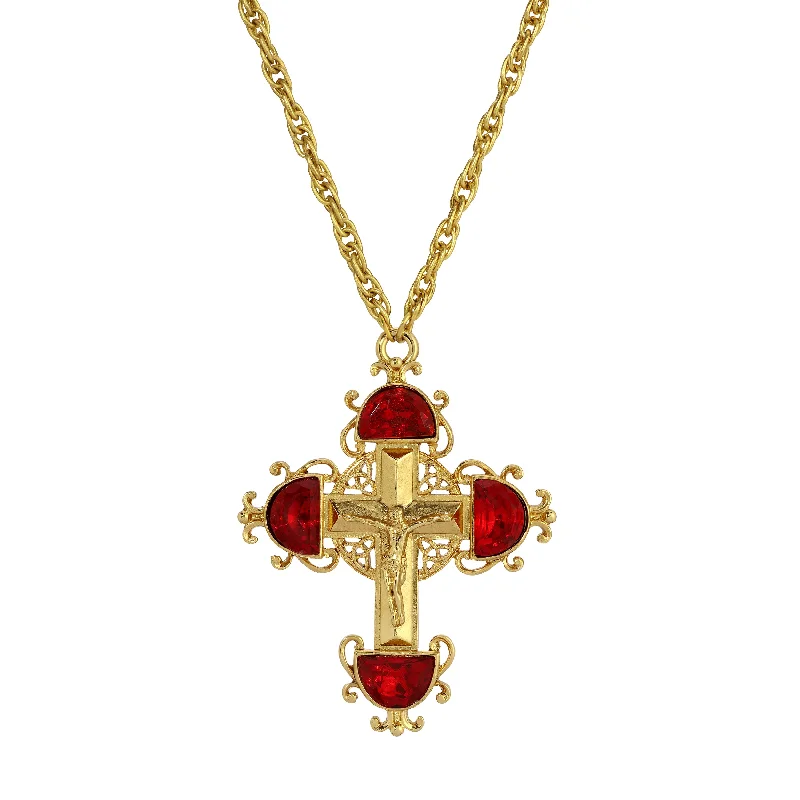 Gold Tone And Red