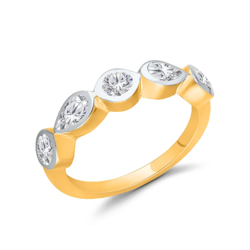 Classic Engagement Ring Styles-Kallati 1ctw Lab Grown Diamond Band