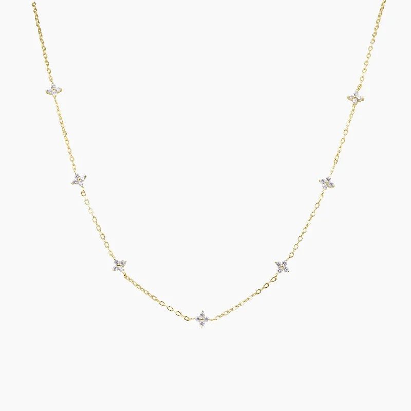 Jewelry Necklaces-Sofia Stazione Necklace (Gold)