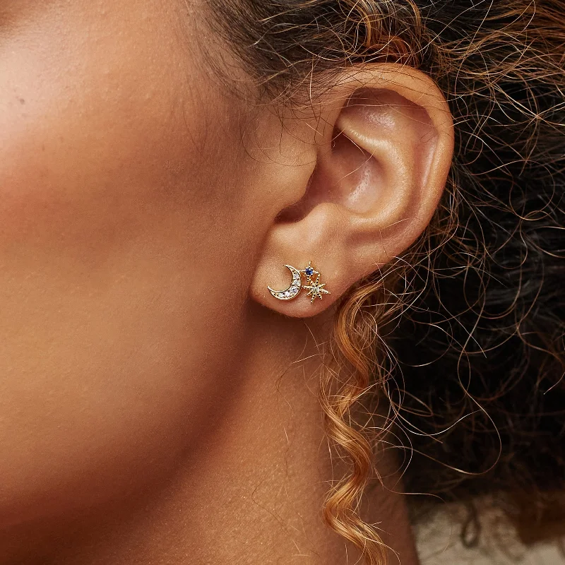 Large Drop Earrings for Women-Aeon Studs