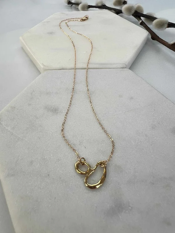 Fine Gold Necklaces-Mini Tidal Necklace