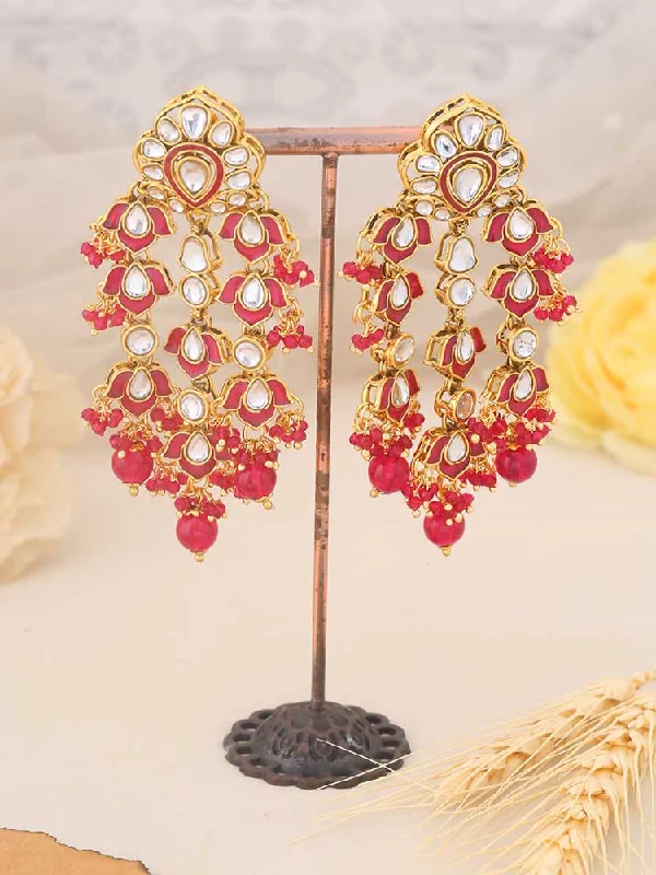 Trendy Gemstone Earrings for Women-Rani Dharti Danglers