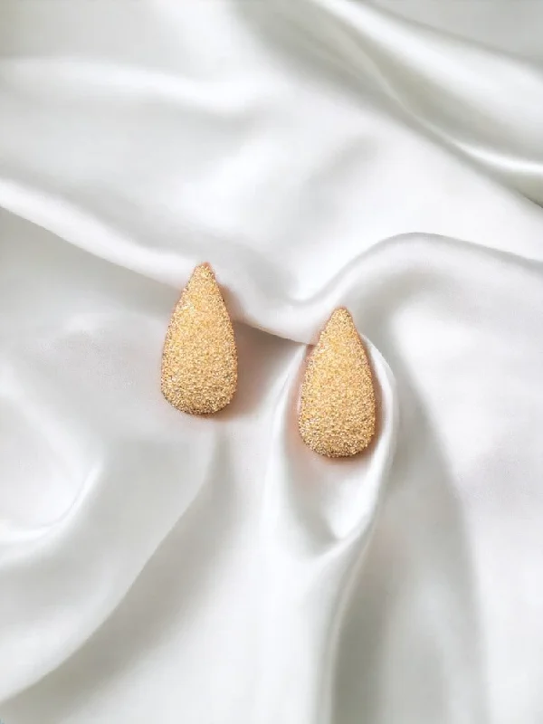 Sparkling Hoop Drop Earrings-Golden Walleri Studs