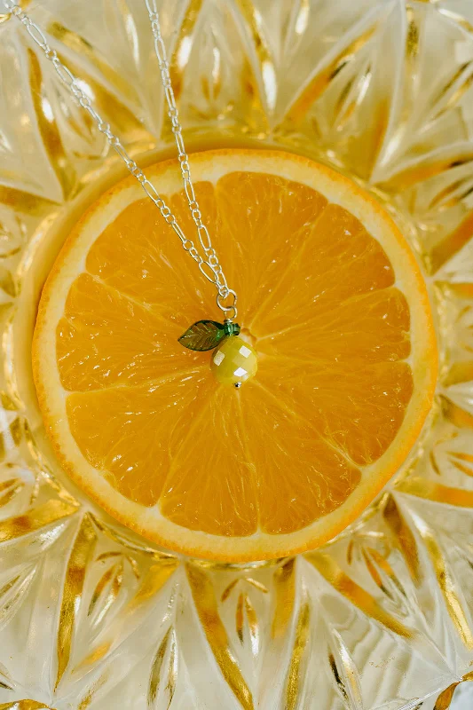 Vintage Style Necklaces-Lemon Meringue Necklace