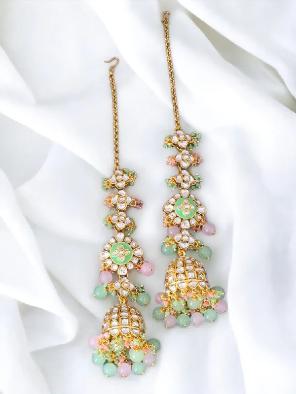 Personalized Drop Earrings for Women-Multicolor Sanchal Jhumkis