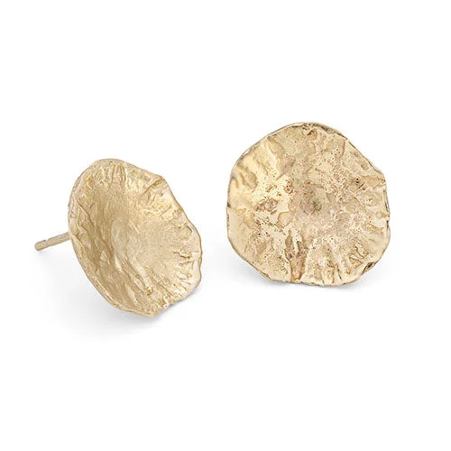 Silver Hoop Dangle Earrings-Limpet Studs 9ct Gold