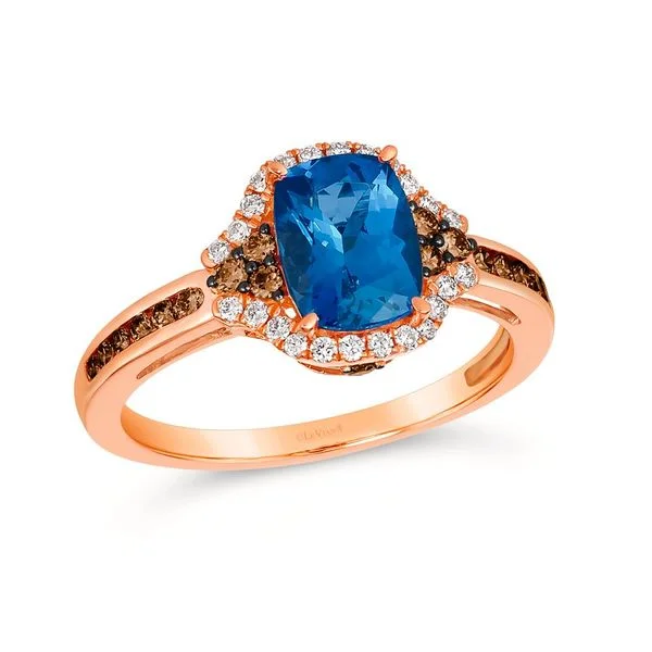 Rose Gold Wedding Rings for Women-Le Vian Blueberry Tanzanite® Diamond Ring