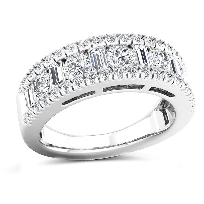 Handcrafted Engagement Rings-1.50ctw Diamond Ring