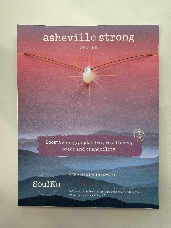 Quote Necklaces-Asheville Strong Necklace