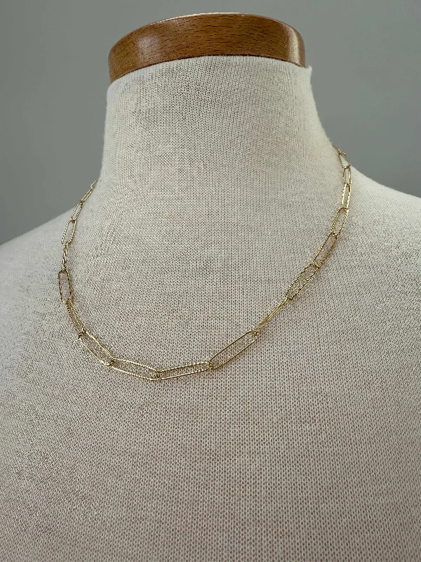 Boutique Necklaces-Paperclip Chain Necklace