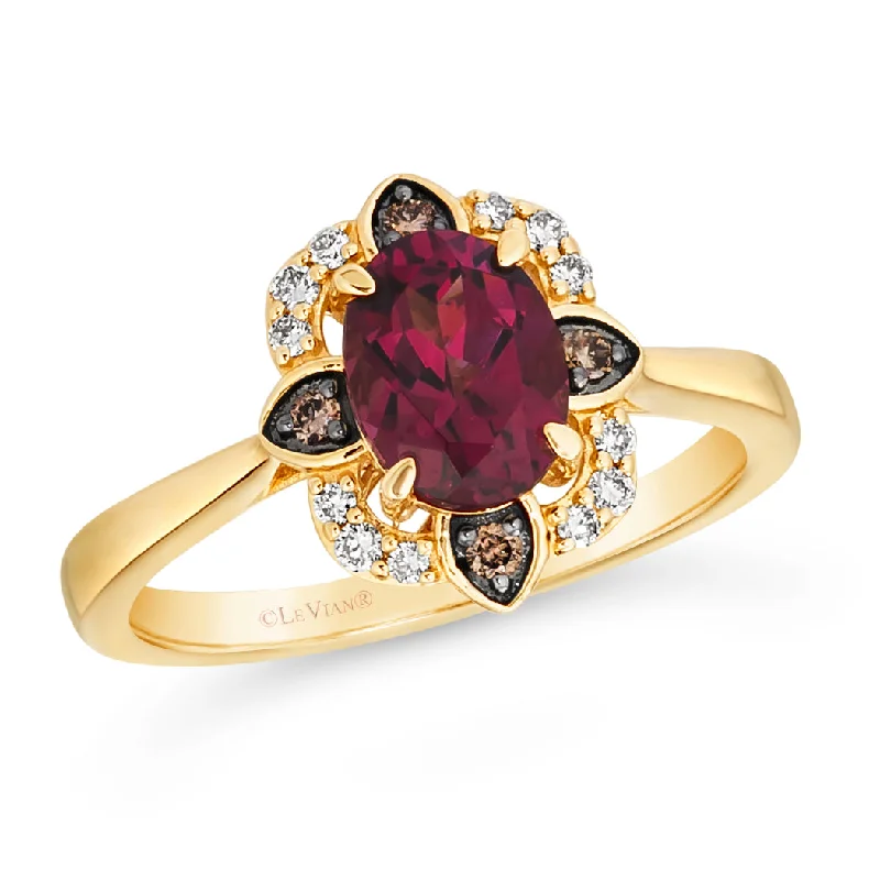 Custom Matching Engagement Rings-Le Vian Raspberry Rhodolite® Ring