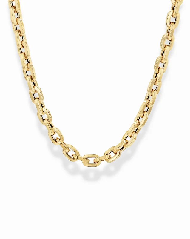 Adjustable Chain Necklaces-14k Nya Link Necklace