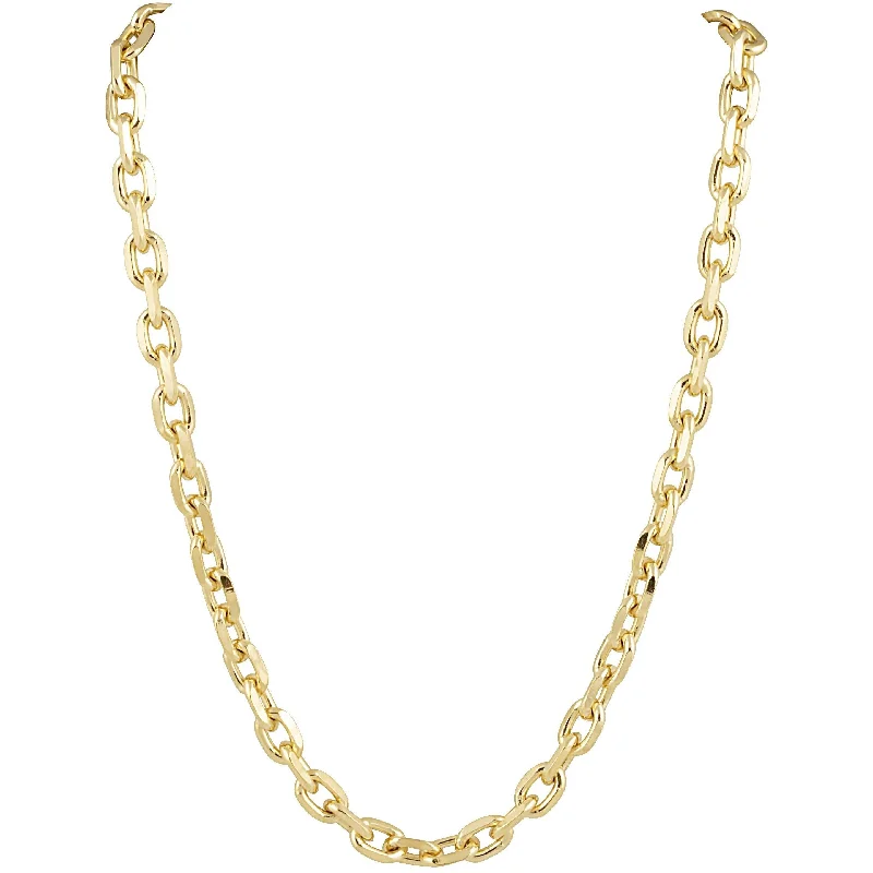 Luxury Gemstone Necklaces-Rolo Chain