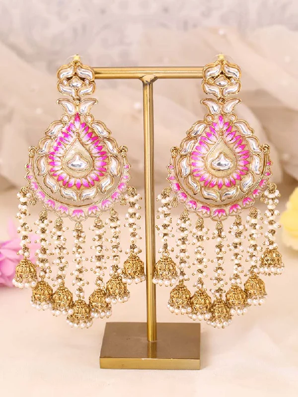 Simple Drop Earrings-Ivory Divisha Danglers