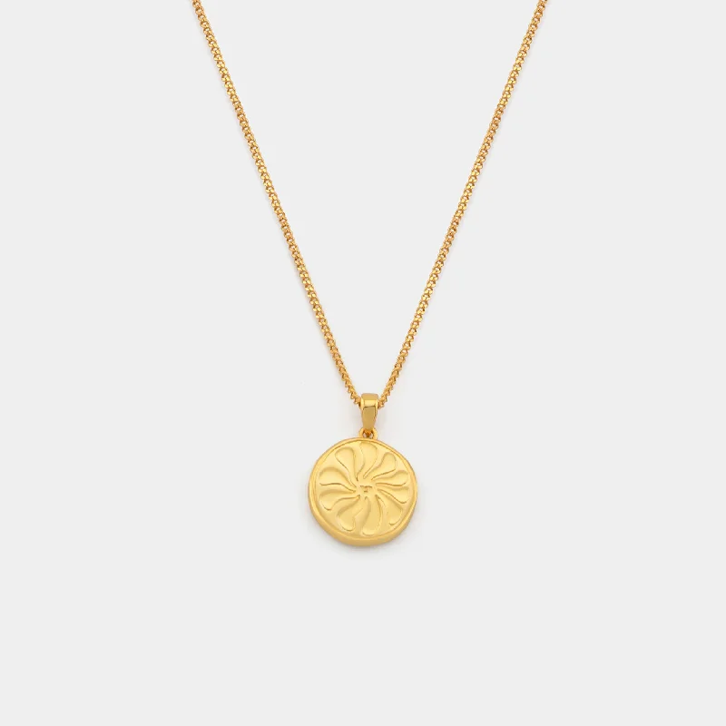 Luxury Gold Necklaces-Summer State of Mind Necklace - Gold