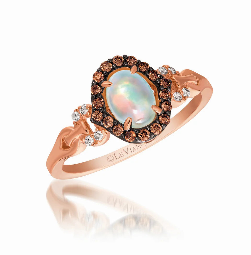 Simple Promise Wedding Bands for Men-Le Vian Neopolitan Opal™ Ring