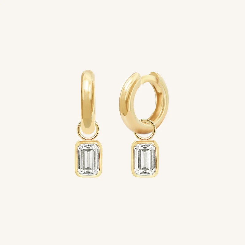 Elegant Gold Earrings for Women-Radiant Plain Hoops