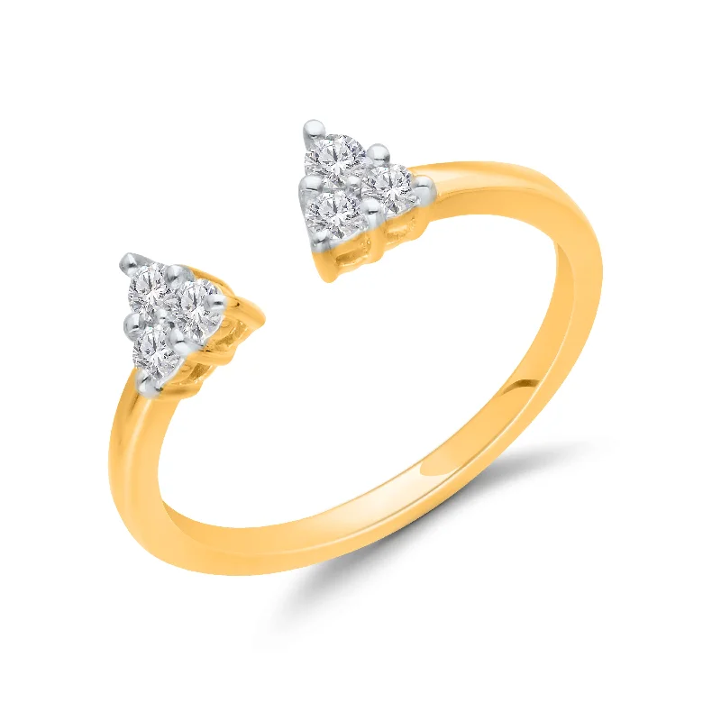 Affordable Promise Wedding Rings-Kallati 1/4ctw Lab Grown Diamond Ring