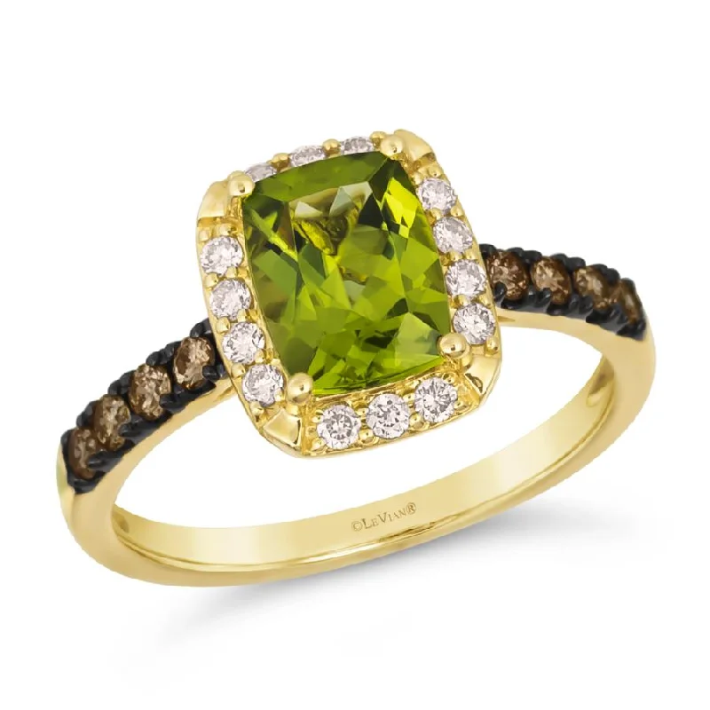 Vintage Diamond Engagement Ring Sets-Le Vian Green Apple Peridot™ Ring