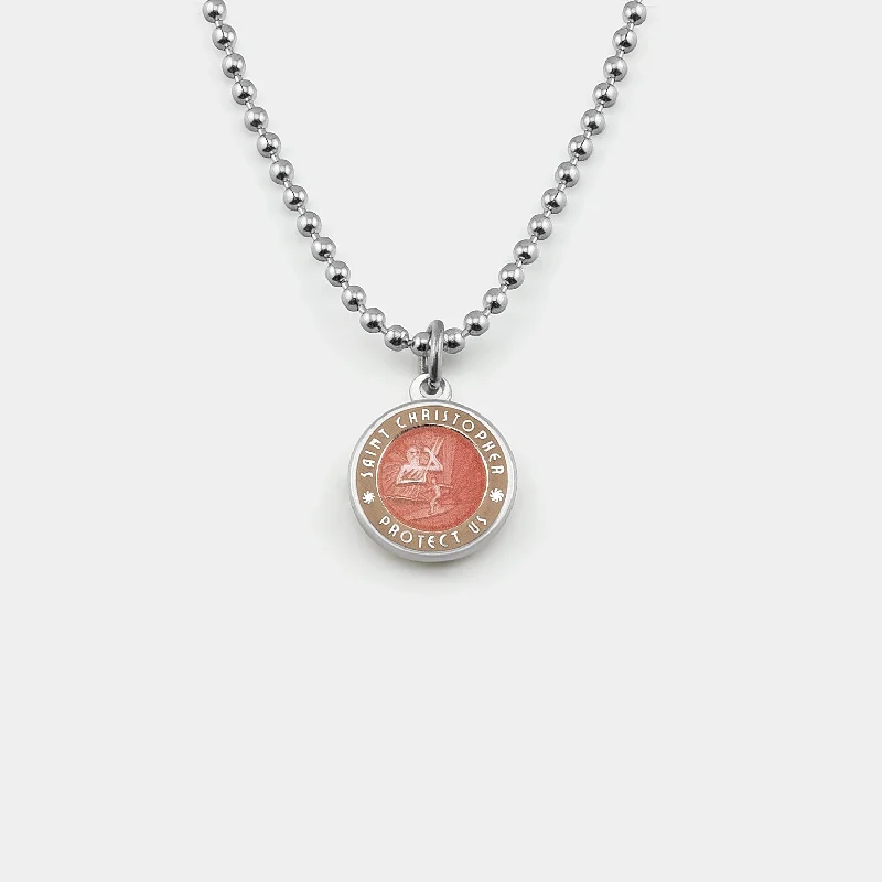 Religious Necklaces-Small - Melon / Blush