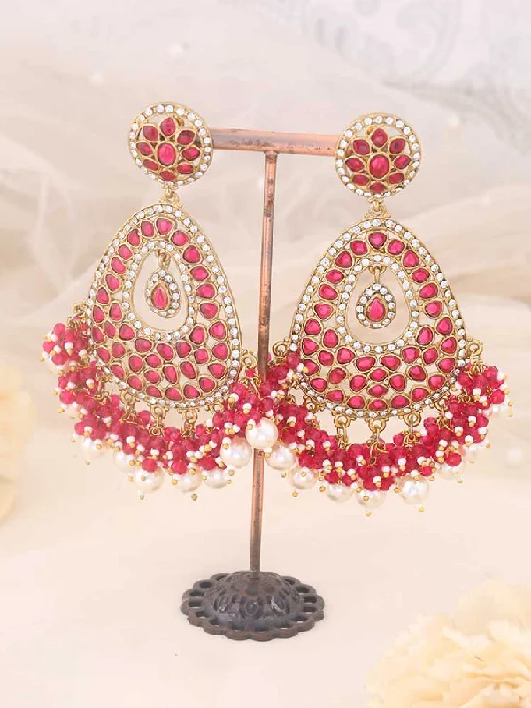 Classic Drop Earrings for Women-Rani Kamala Danglers