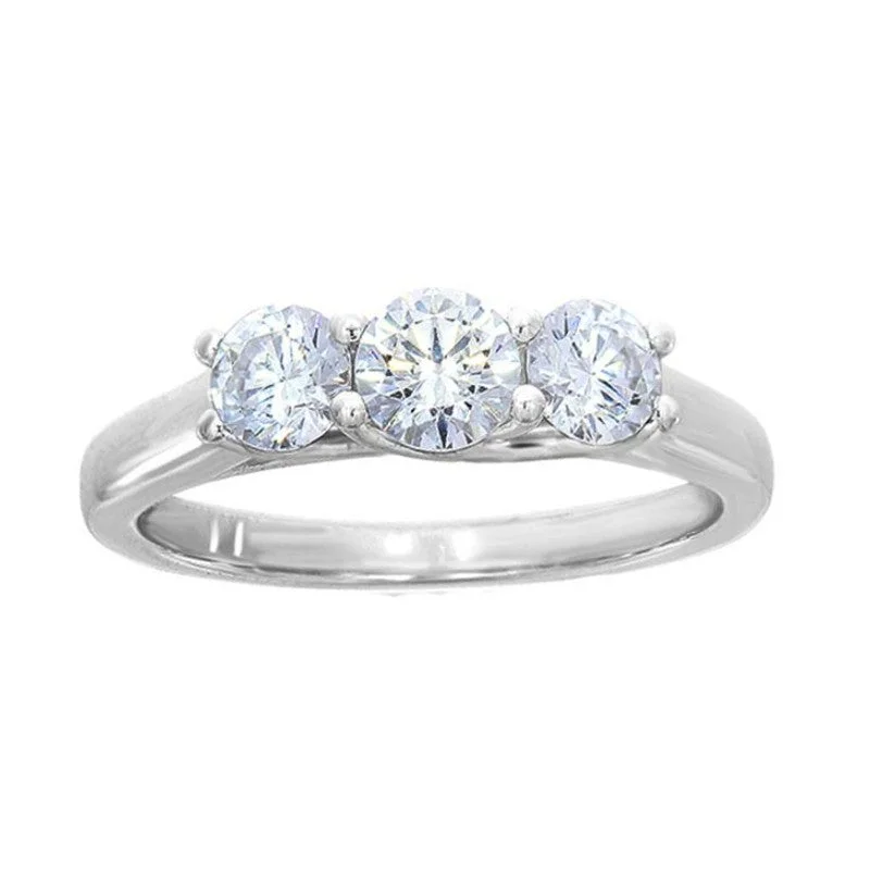 Affordable Wedding Band Sets for Couples-1ctw Certified Lab Grown Diamond Ring